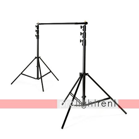 Hintergrundset mit Stativen und Querstange