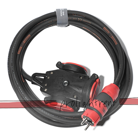 Mehrfachstecker (3er) 5m (3x2,5qmm)