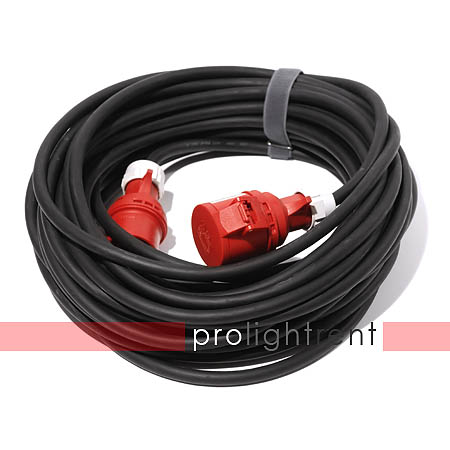 Stromverlängerungskabel 16A rot, 25m
