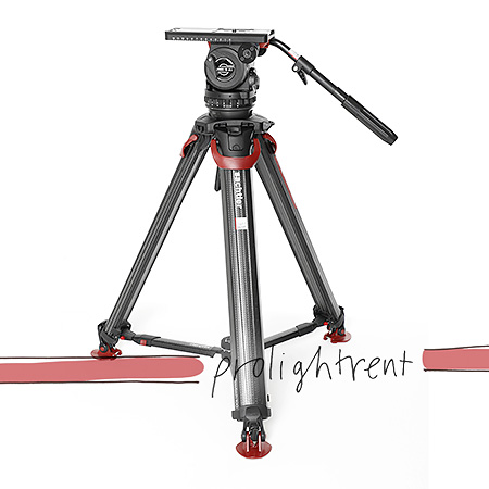 Sachtler Flowtech 100 mit Video 18 Fluidneiger, Carbon
