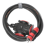 Mehrfachstecker (3er) 1m (3x2,5qmm)